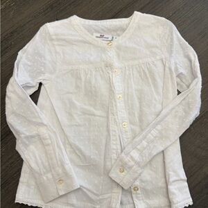 Vineyard Vines White Kids Button-Down Shirt